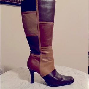 Predictions Colorblock Brown Boots